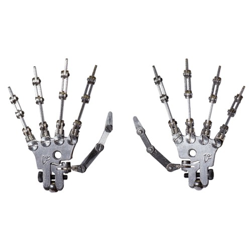 Articulated Hand Armature for Stopmotion Animation with movable stainless  steel fingers and ball and socket joints in the wrists